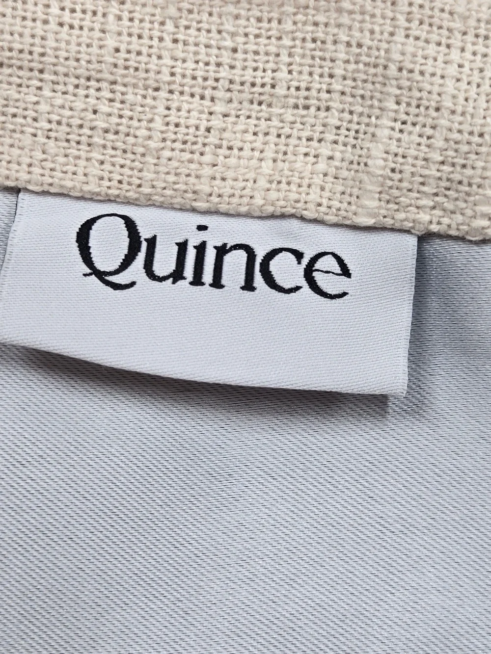 NWT QUINCE Set Of 2 48x96 Cotton Slub Room Darkening Curtains Natural 9741